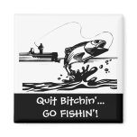 Funny Fishing Saying - Cartoon Graphic magnets