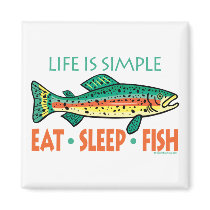Funny Fishing Saying Refrigerator Magnet