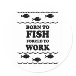 Funny fishing stickers