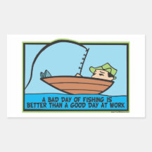 Funny Fishing Sticker