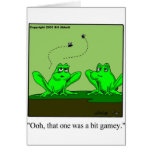 Funny Frog Cartoon Gift! cards