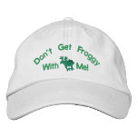 Funny Frog Embroidered Hat embroidered hats