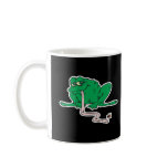funny frog with long tongue mugs