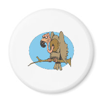 funny frowning vulture fridge magnets