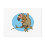 funny frowning vulture postcards
