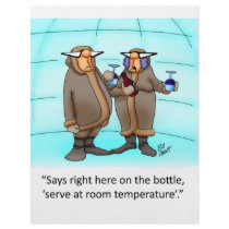 Funny Frzen Wine Cartoon Gift!