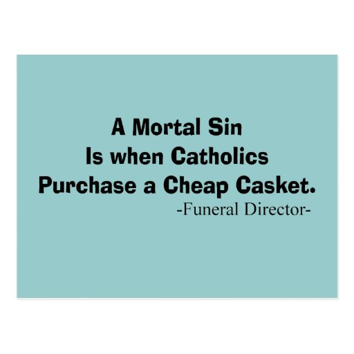 Funny Funeral Director Gifts Postcard Zazzle