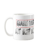 Funny Gamers' Rules Eat Sleep Play mugs