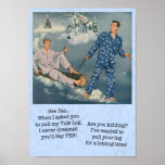Funny Gay Yule Log Poster posters