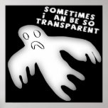 Funny Ghost Poster posters