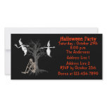 Funny Ghosts Skeleton Halloween Invite photo cards