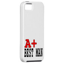 Funny Gifts for Best Men : A+ Best Man iPhone 5 Cover