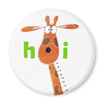 Funny Giraffe Magnet