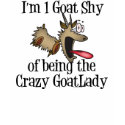 Funny Goat T-shirt Ladies Baby Doll Shirt by Bella