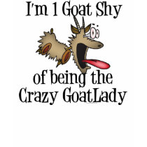 Funny Goat T-shirt Ladies Baby Doll Shirt by Bella