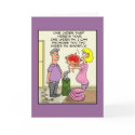 Funny Golf Card - Two Under Par