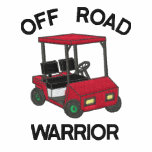 Funny Golf Off Road Warrior Embroidered embroidered shirts