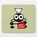 Funny got soup mouse mat
