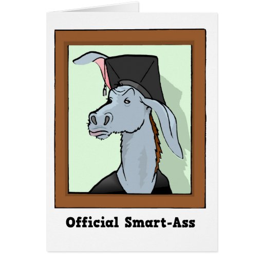 Funny Graduation card