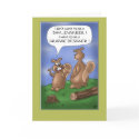 Funny Graduation Cards: Beaver Teen Trouble