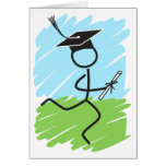 Funny Graduation Runner - Cross Country, Track Card