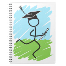 Funny Graduation Runner - Cross Country, Track Spiral Note Book