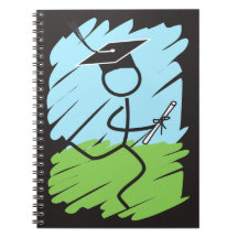 Funny Graduation Runner - Cross Country, Track Notebooks