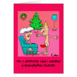 Funny Grandfather personalized Christmas card