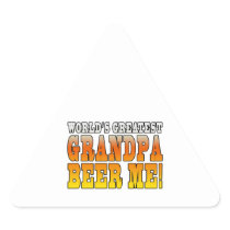 Funny Grandfathers Worlds Greatest Grandpa Beer Me