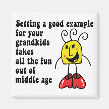 Funny Grandma Refrigerator Magnets