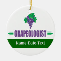 Funny Grapes Christmas Ornaments