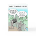 Funny Greeting Card: Early Conservationists