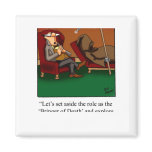 Funny Grim Reaper Dance Cartoon magnets