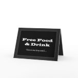 Funny Groomsman Wedding Invitation Free Food cards