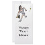 funny guy playing tennis rack card design