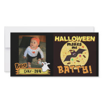 Funny Halloween Custom Photo Card