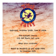 Funny Halloween Invitations