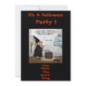 Funny Halloween Party Invitation