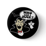 Funny Halloween Vampire buttons