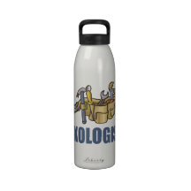Funny Handyman Water Bottle