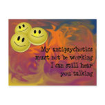 Funny Happy Pills Postcard
