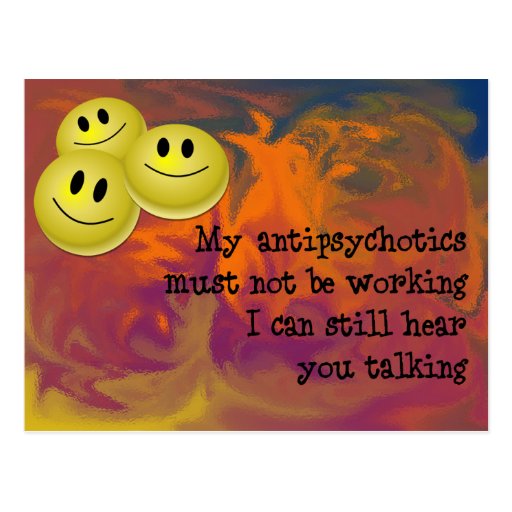 Funny Happy Pills Postcard Zazzle