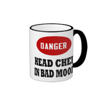 Funny Head Chef Coffee Mugs