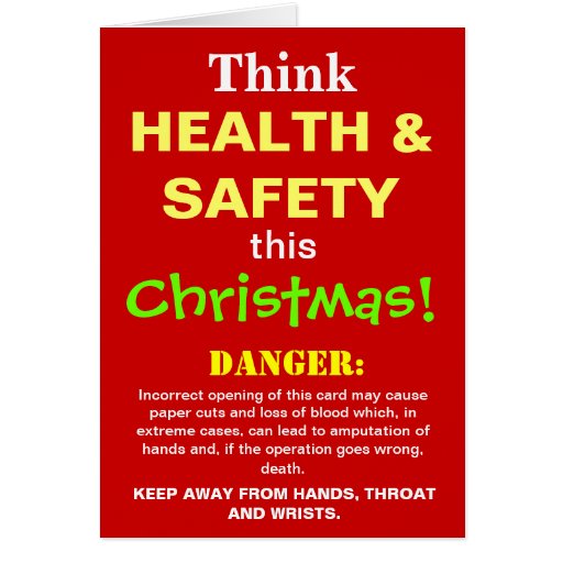 Funny Christmas Safety Tips 