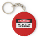 Funny hearing keychains