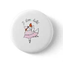 funny hen buttons