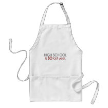 Funny High School Grad Aprons