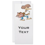 funny hillbilly redneck with pig cartoon rack cards