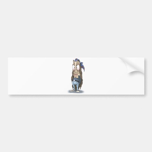 funny hippie zombie bumper stickers