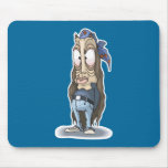 funny hippie zombie mouse mat